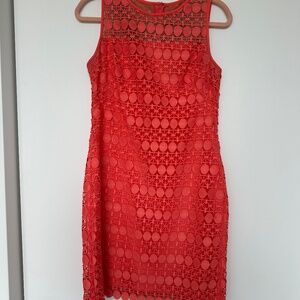 Ralph Lauren Crochet Work Dress